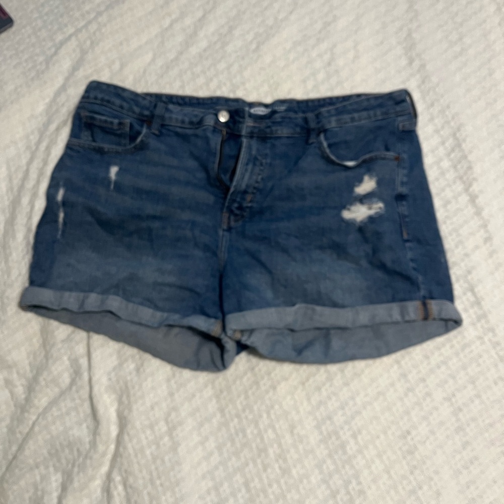 Old Navy Distressed Blue Jean Shorts